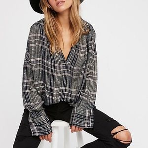 Free People Fearless Love Bell Sleeve Pullover